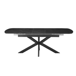 Table extensible Hestia noir