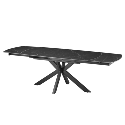 Table extensible Ares noir