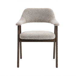 Chaise Coralia marron