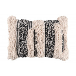 Coussin ALAIA NOIR et Laine
