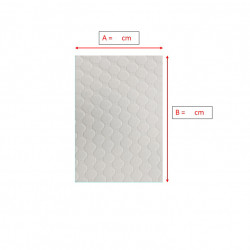 Forme carré sur-matelas Excellence pour camping-car