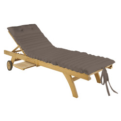 Coussin pour transat DUO Moutarde/Taupe