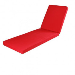 coussin pour bain de soleil largeur 60 x 180 x 12 cm - imperméable OUTDOOR