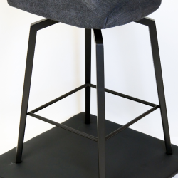 Tabouret de bar Gabriela anthracite