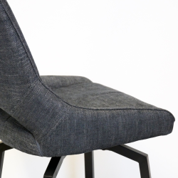 Tabouret de bar Gabriela anthracite