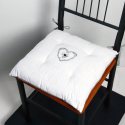 galette de chaise pauline gris