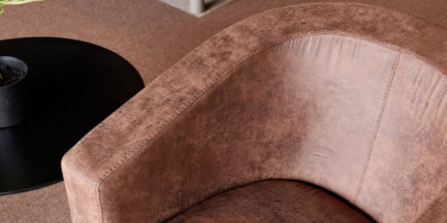 fauteuil cabriolet revêtement cuir